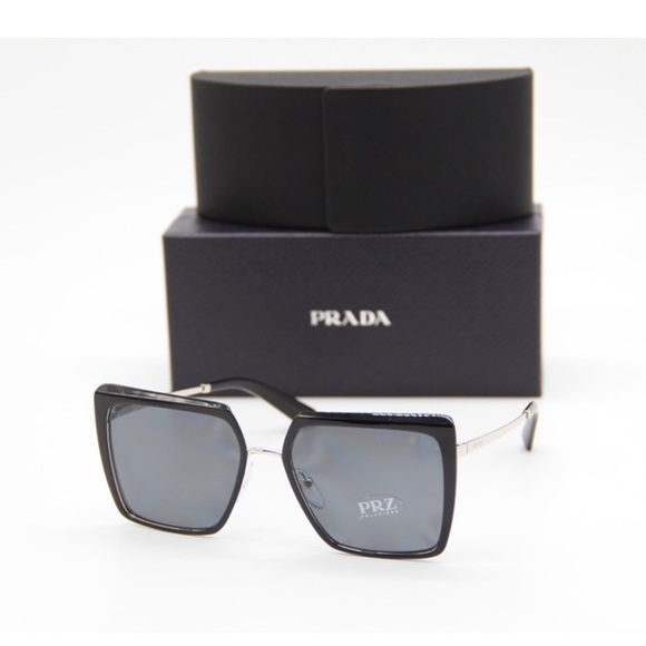 NEW PRADA POLARIZED WOMEN’S SUNGLASSES PRADA PR58WS 1AB5Z1 EYEWEAR PRADA SPR 58W - Picture 2 of 9